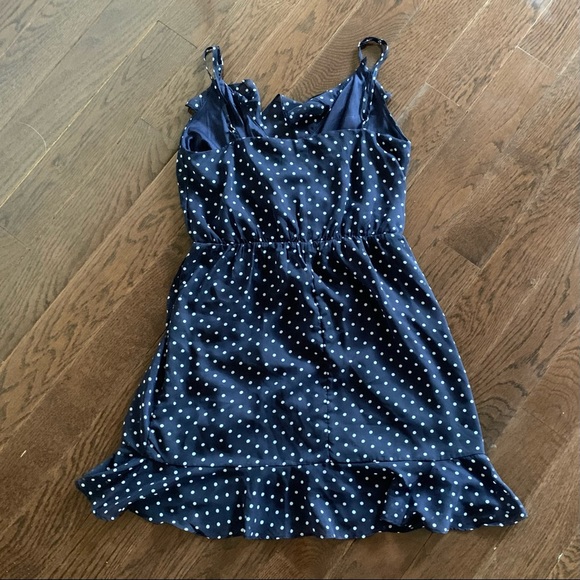 Spring Polka Dot Ruffle Trim Dress - Picture 5 of 5